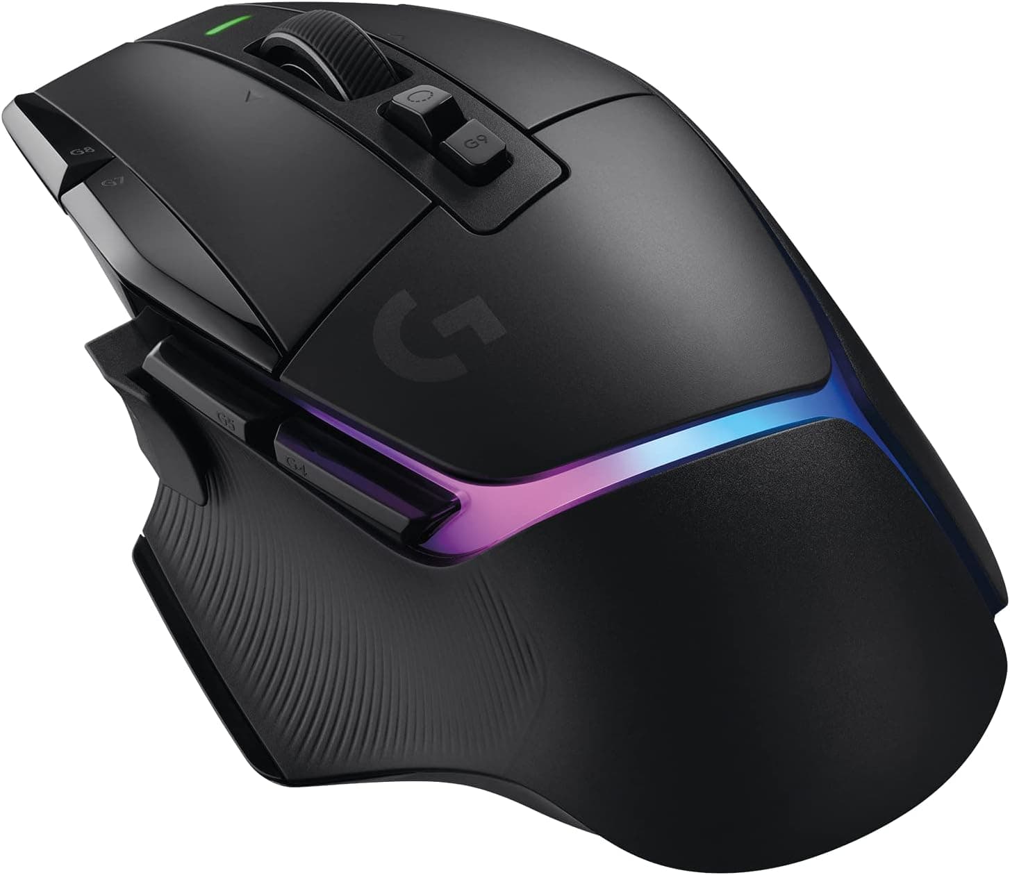 Logitech G G502 X PLUS LIGHTSPEED Rato sem fios RGB para Gaming - rato ótico com interruptores híbridos LIGHTFORCE, LIGHTSYNC RGB, sensor HERO 25K, compatível com PC - macOS/Windows - preto