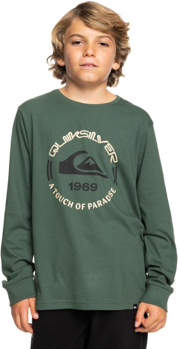 Quiksilver Circle Logo - T-shirt de manga comprida - 12 anos