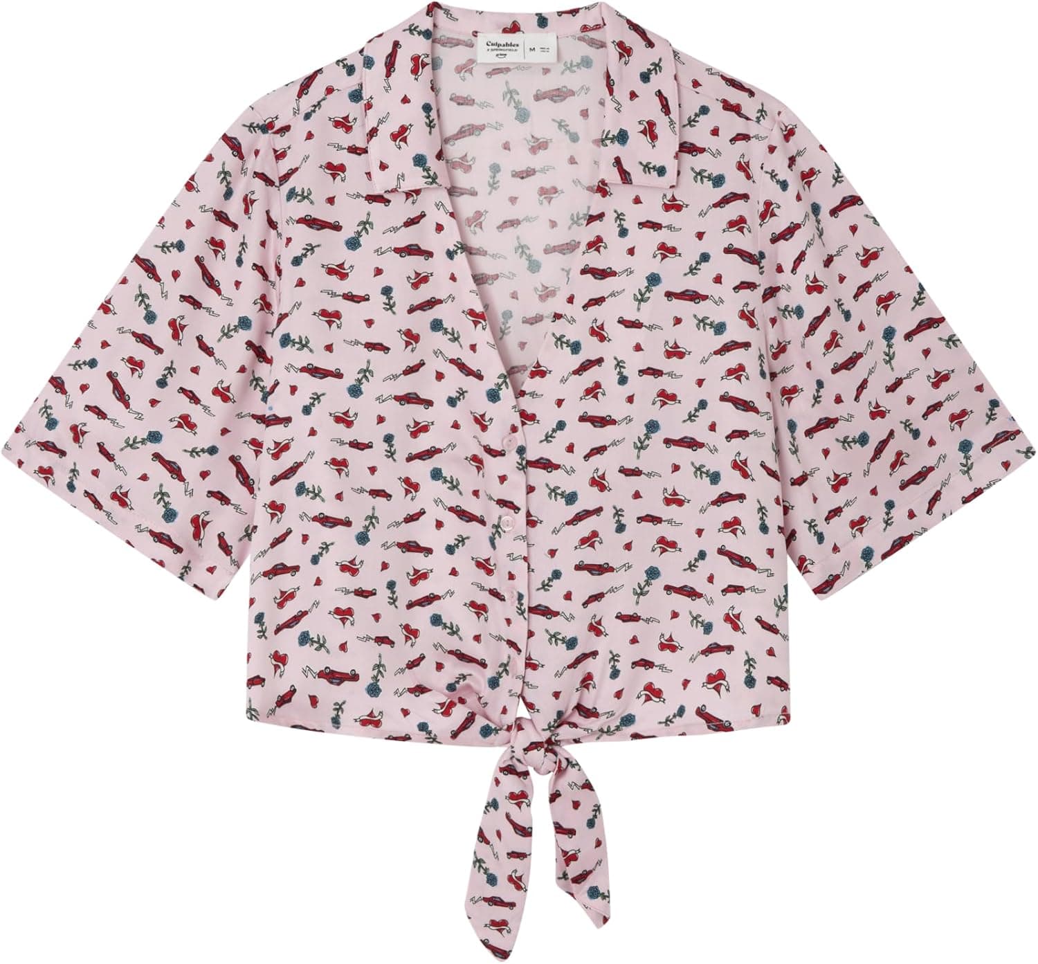 SPRINGFIELD Culpables Collection | Blusa cropped estampada para mulher