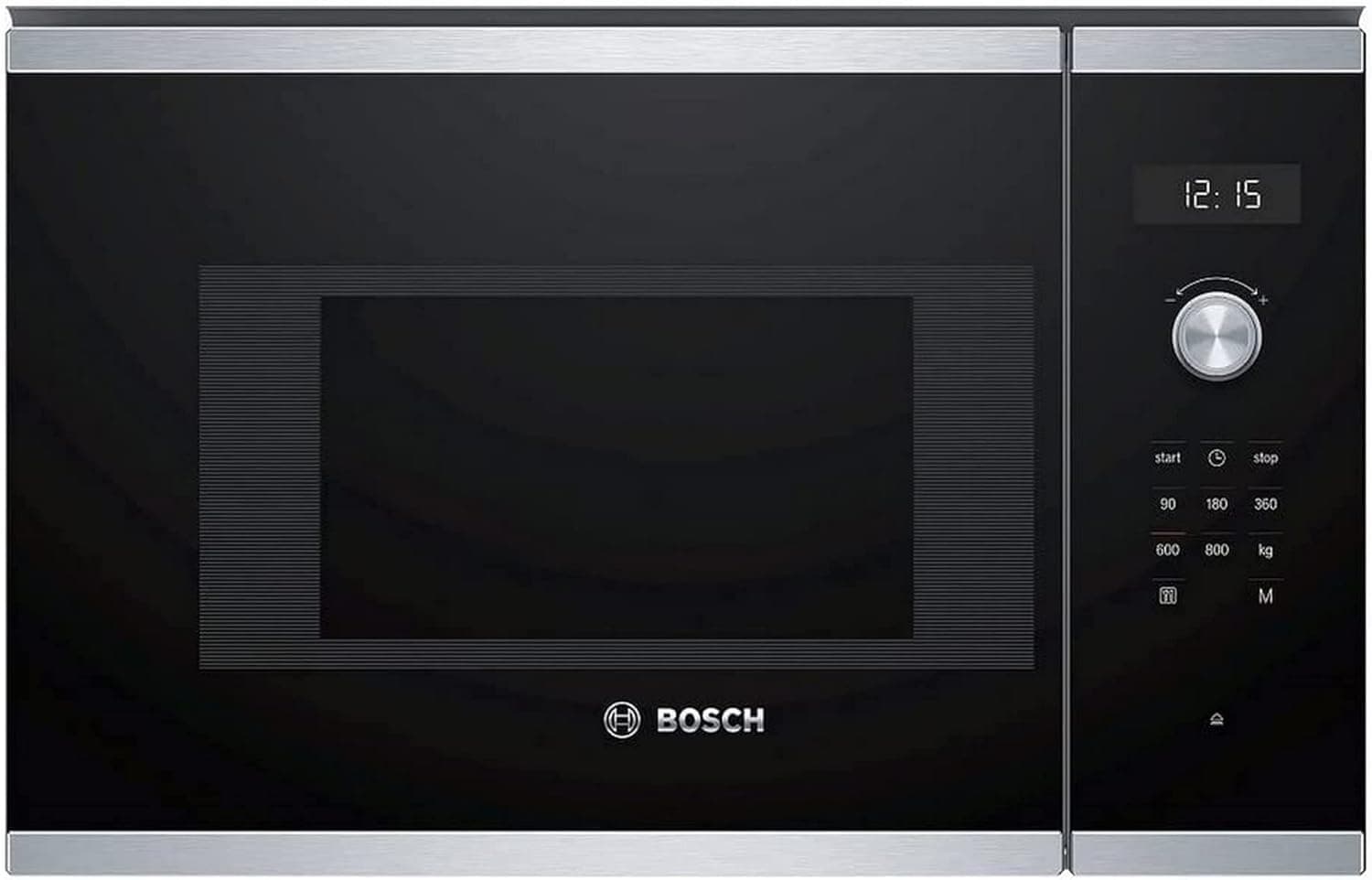 Bosch Série 6 BFL524MS0 integrado apenas - micro-ondas (integrado, apenas micro-ondas, 20 l, 800 W, Toque, preto, aço inoxidável)