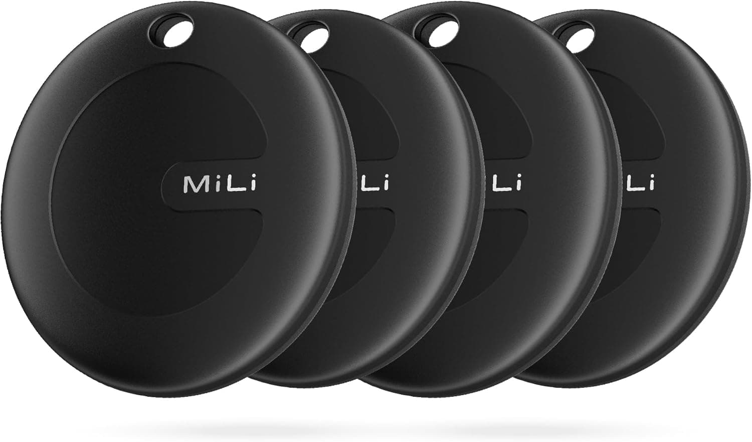 MiLi Bluetooth Tracker para Android, autorizado pelo Google, Key Finder, Luggage Tracker, localizador de objetos compatível com o Google encontrar o meu dispositivo App, Smart Tracker 4Pack