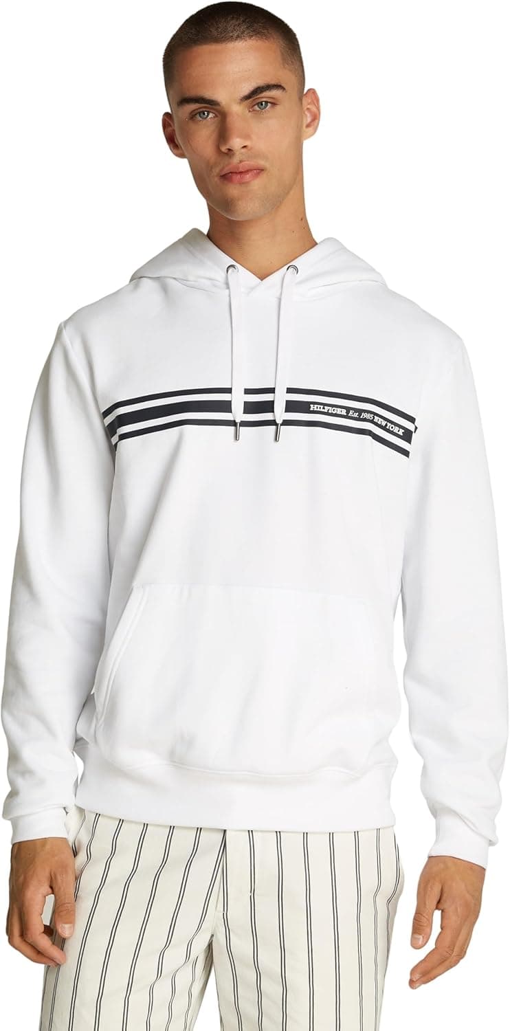 Tommy Hilfiger Hoodie Central Chest Stripe com capuz