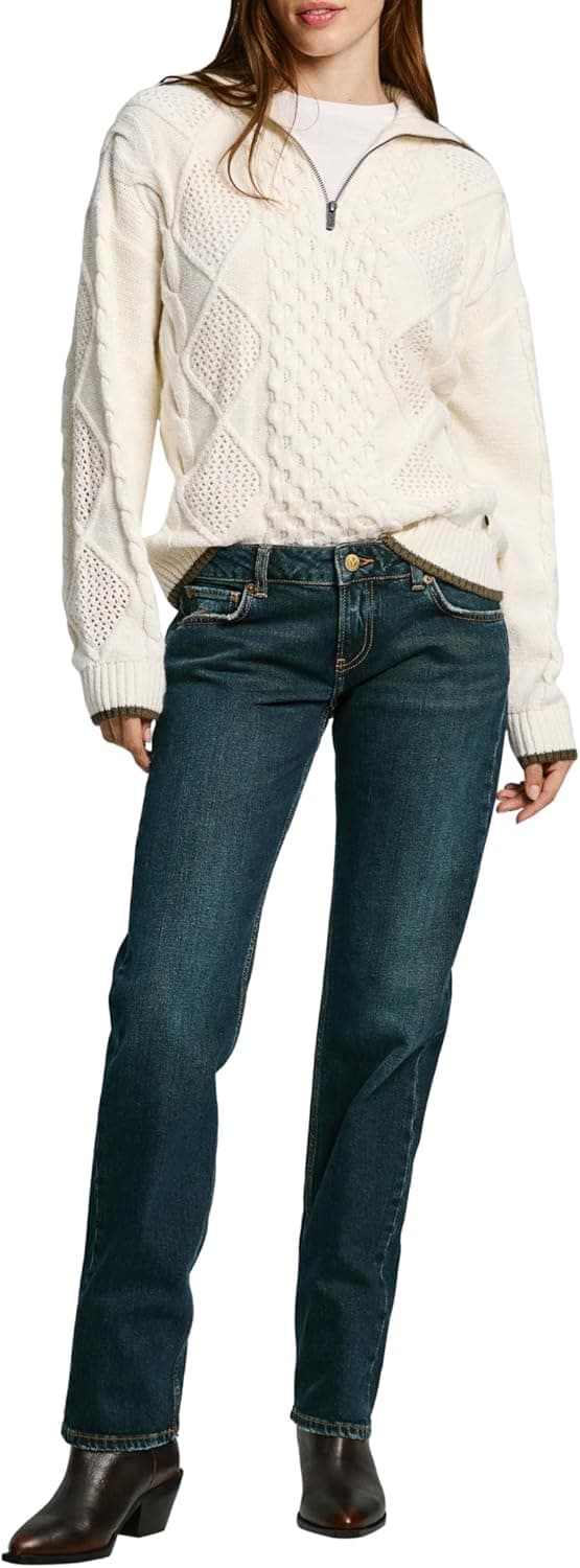 Pepe Jeans Slim Calças de ganga Ulw Mocha mulher
