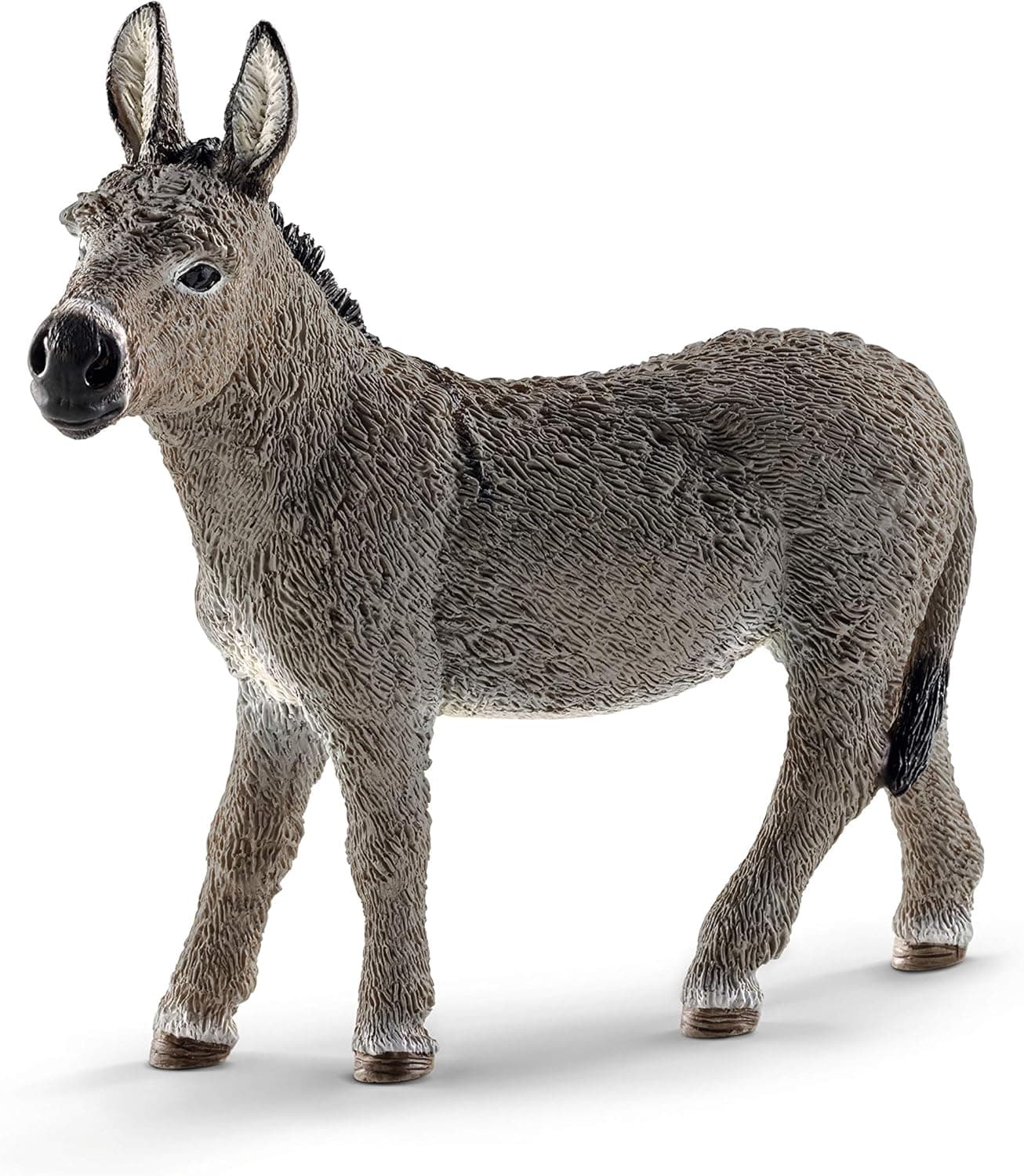 Schleich - Donkey Farm World , cinzento, 3,7 polegadas (13772)
