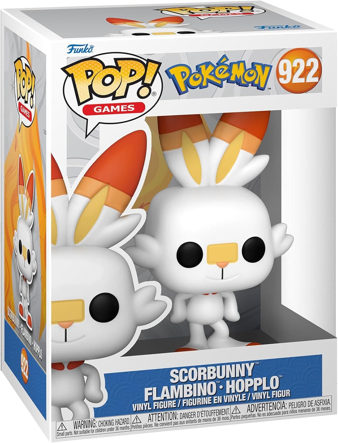 Funko POP! Games: Pokemon - Scorbunny - Figuras miniaturas colecionáveis para exposição - ideia de presente - Mercadoria oficial 