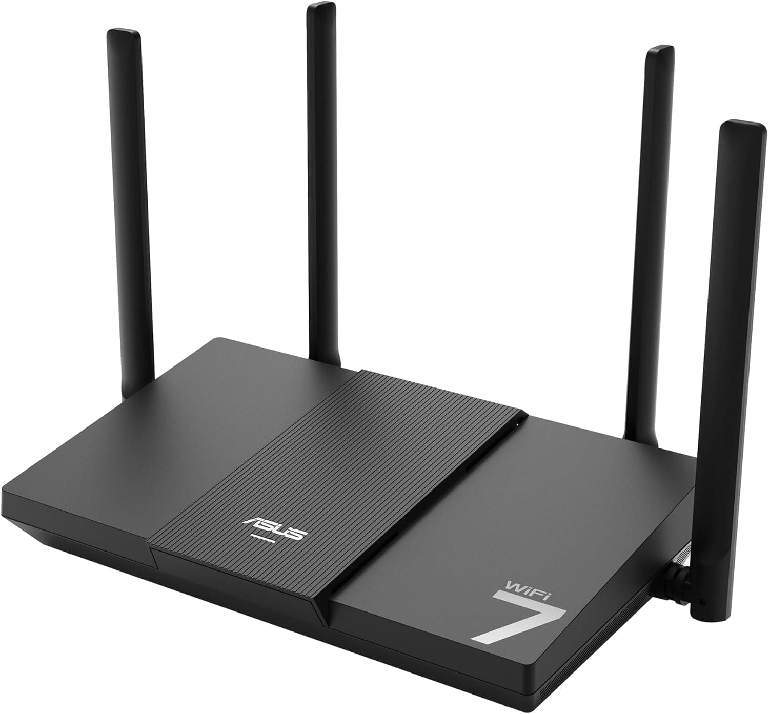 ASUS RT-BE50 Router Extensível Inteligente AiMesh WiFi 7 (802,11be) de banda dupla, 3600 Mbps, porta 2,5 G, até 3 SSID para dispositivos IoT, controlos parentais e VPN