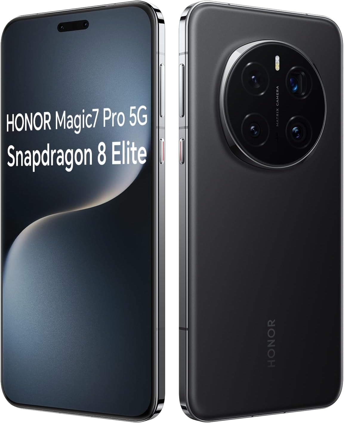 HONOR Magic7 Pro 5G Smartphone 12 GB RAM 512 GB ROM, câmara tripla de 200 MP, processador Snapdragon 8 Supreme, ecrã OLED de 6,8 polegadas e 120 Hz, bateria de 5170 mAh, IP68, preto