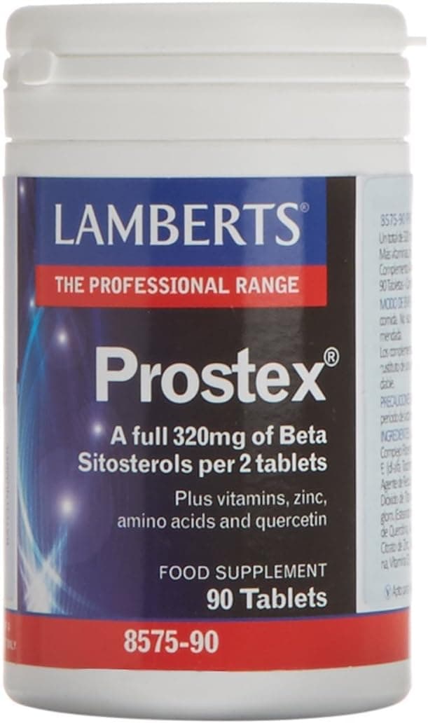 Lamberts Prostex Beta sitosterol, Combinação de multivitaminas para próstata - 90 comprimidos