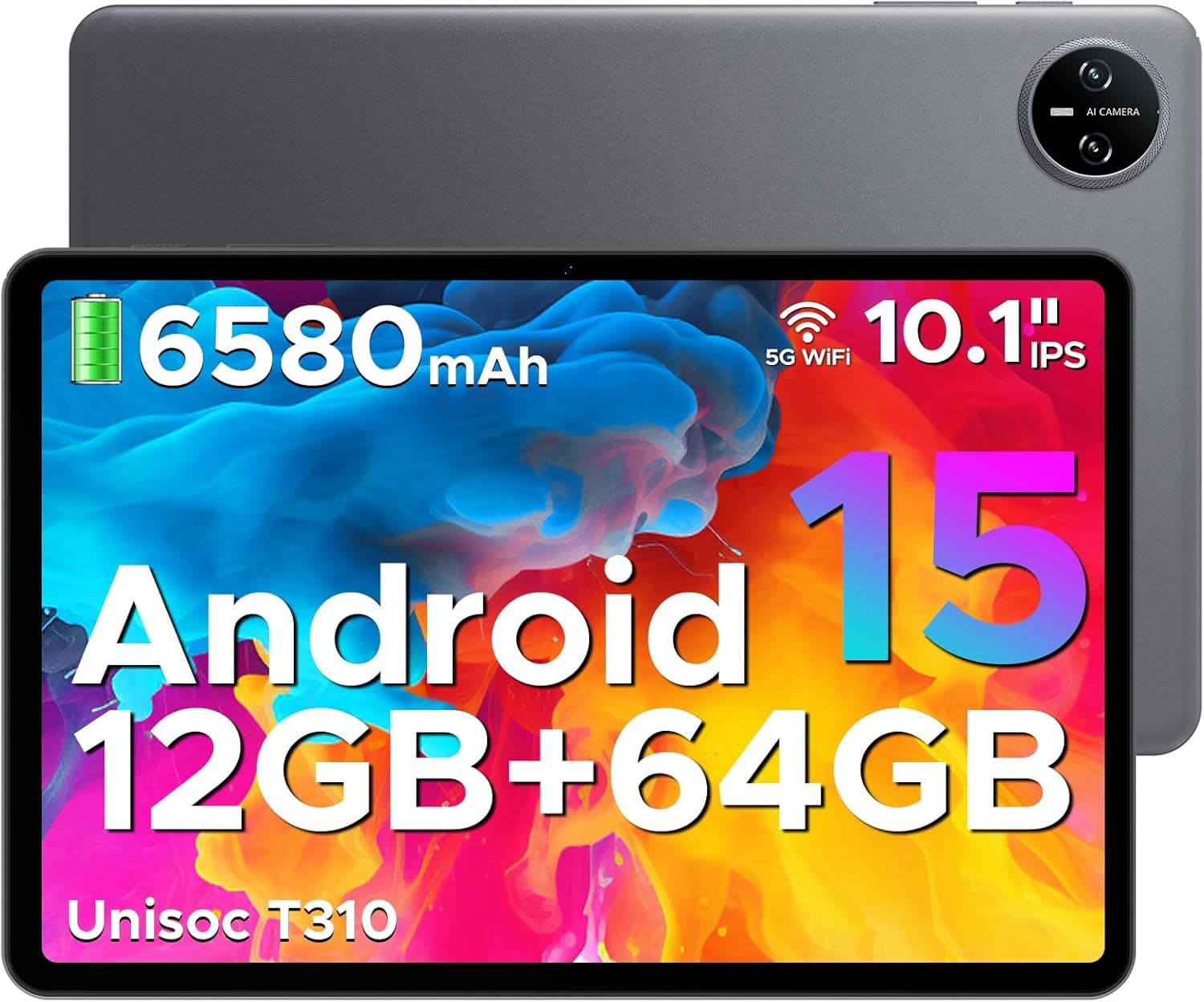 DOOGEE Tab A9 | Tablet Android 10" 12GB RAM 64GB com câmara para crianças
