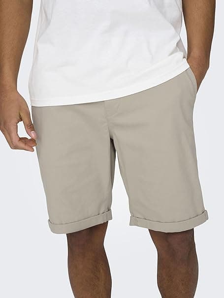 Only & Sons | Calções para homem com forro prateado
