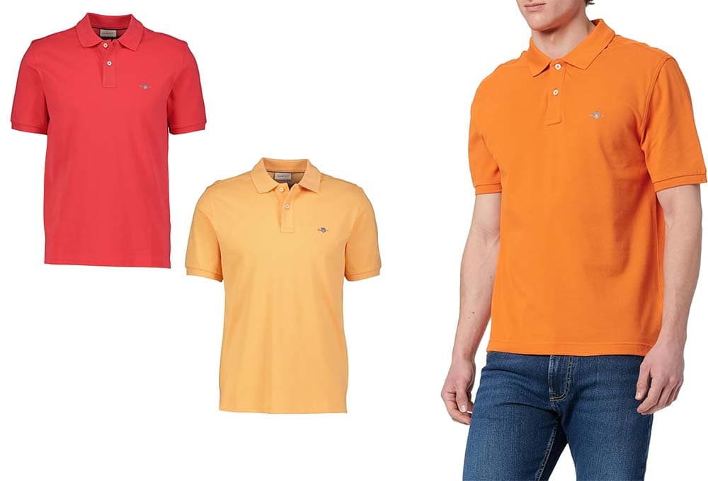GANT Reg Emb Archive Shield Polo para homem