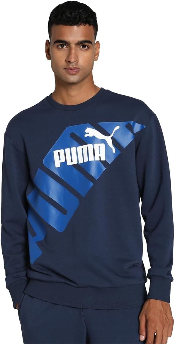 PUMA Power Graphic Crew | Camisola desportiva para homem