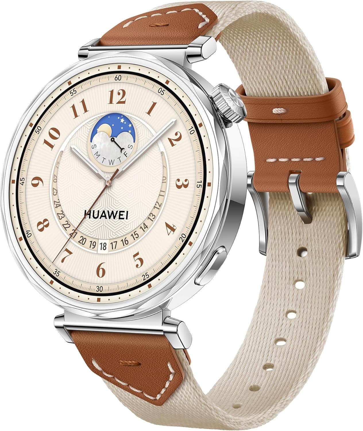 HUAWEI Watch GT Smartwatch GT 5 41 mm, silhueta com design sofisticado, nova experiência de corrida e ciclismo, acompanhamento de saúde, 14 dias de duração da bateria, iOS e Android, castanho