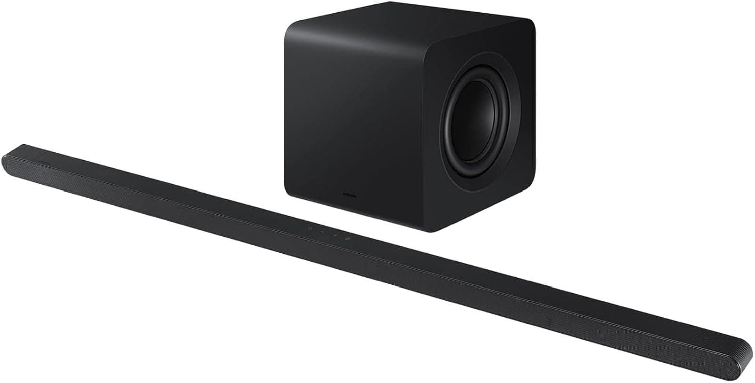SAMSUNG Barra de som HW-S800D/ZF - design ultra-fino, Dolby Atmos sem fio, Q-Symphony, canais 3.1.2 e SpaceFit Sound Pro