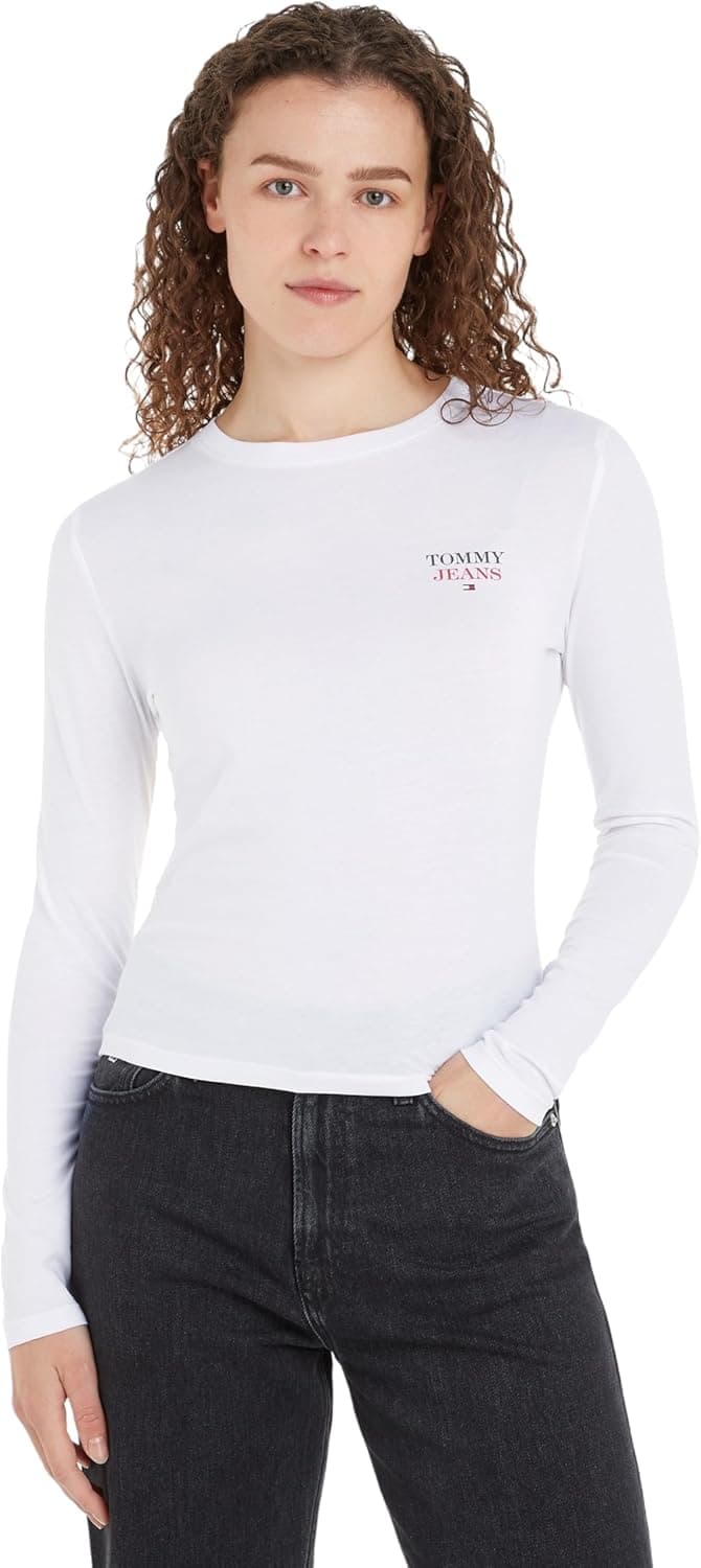 Tommy Jeans Camisola para mulher Slim Fit essencial 