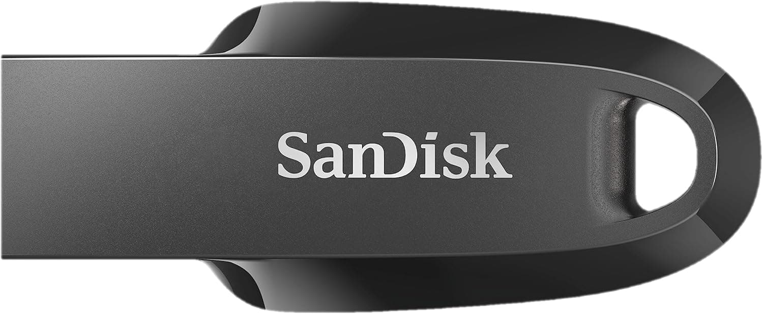 SanDisk 128 GB Ultra Curve, memória USB 3.2, até 100 MB/s, cor preta