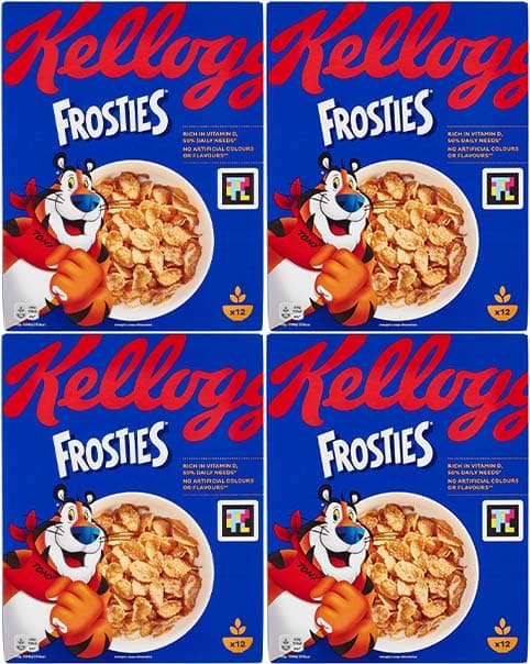 Kellogg's - Flocos de milho Frosties, 375 g x 4