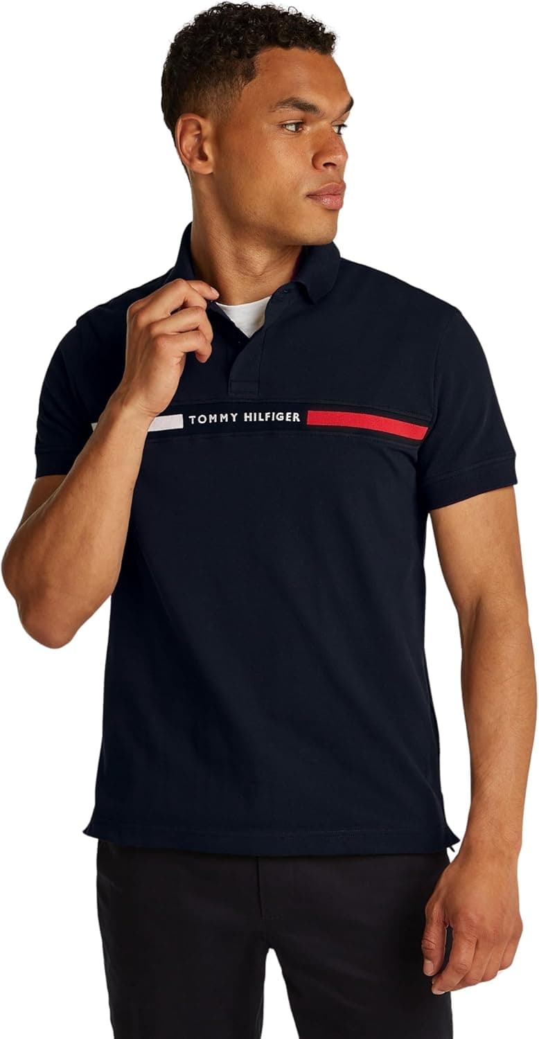 Tommy Hilfiger Polo de manga curta homem Chest Insert regular Fit