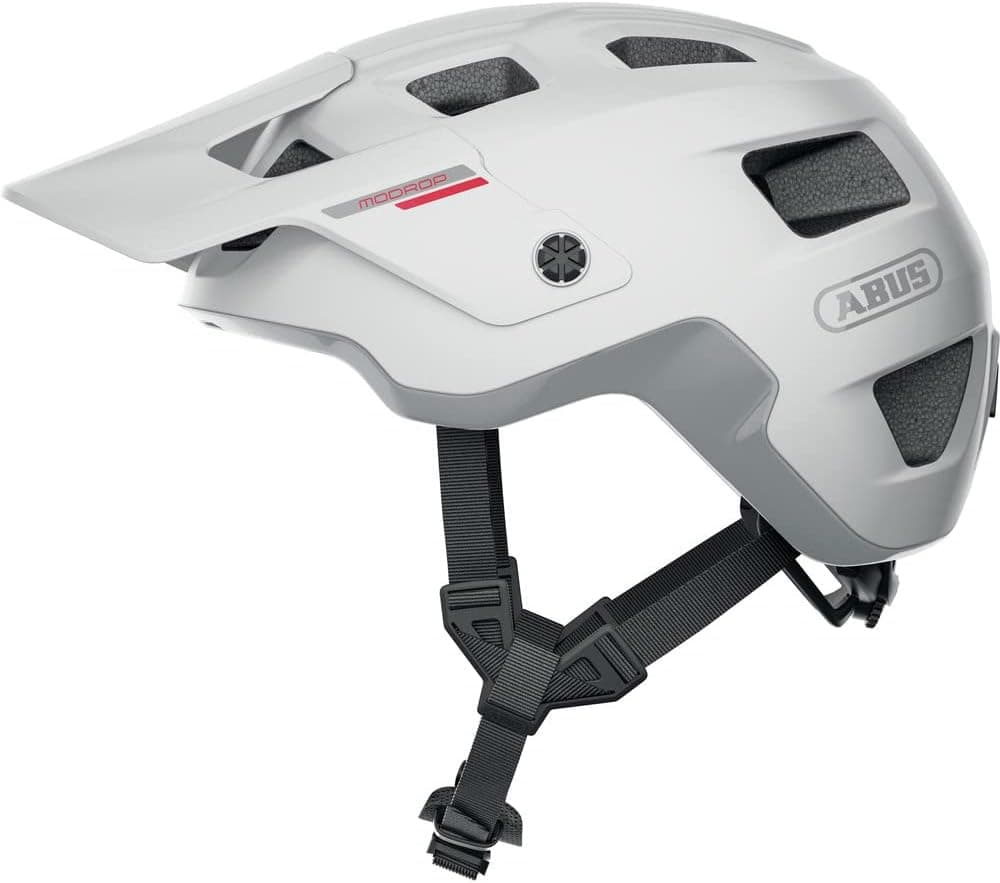 Capacete de ciclismo de montanha ABUS MoDrop - Capacete de bicicleta robusto com boa ventilação para ciclistas de montanha - ajuste individual - Unissexo