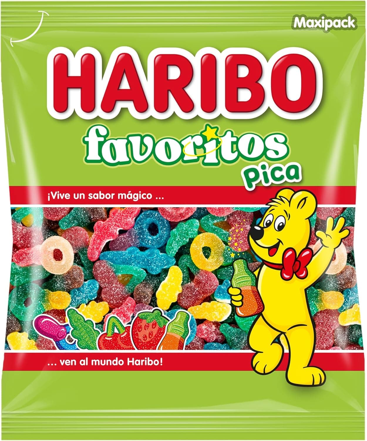Haribo Favoritos Pica | Gomas de fruta sortidas ácidas, 1 kg
