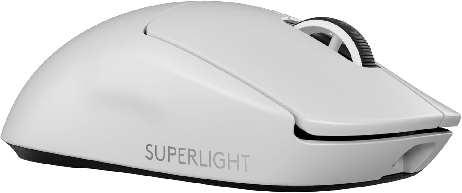 Logitech G Pro X Superlight 2 SE rato sem fios para Gaming, 60 g, 5 botões programáveis, sensor de 44 000 dpi, velocidade máxima >888 IPS, velocidade de resposta de 1 kHz, USB-C, PC/Mac - branco