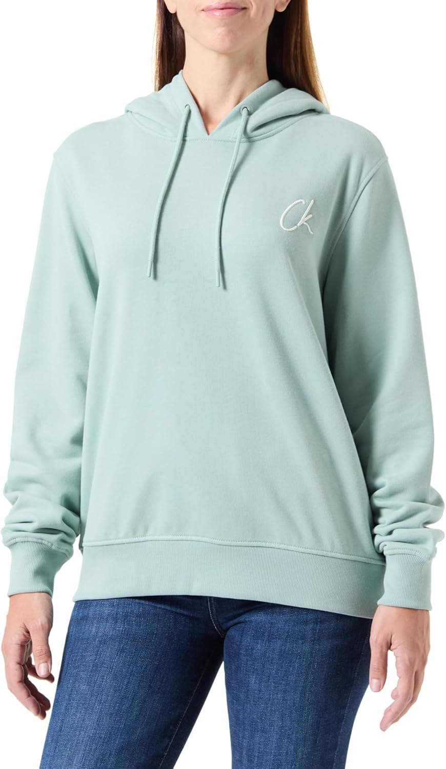 Calvin Klein Camisola com capuz com logótipo para mulher