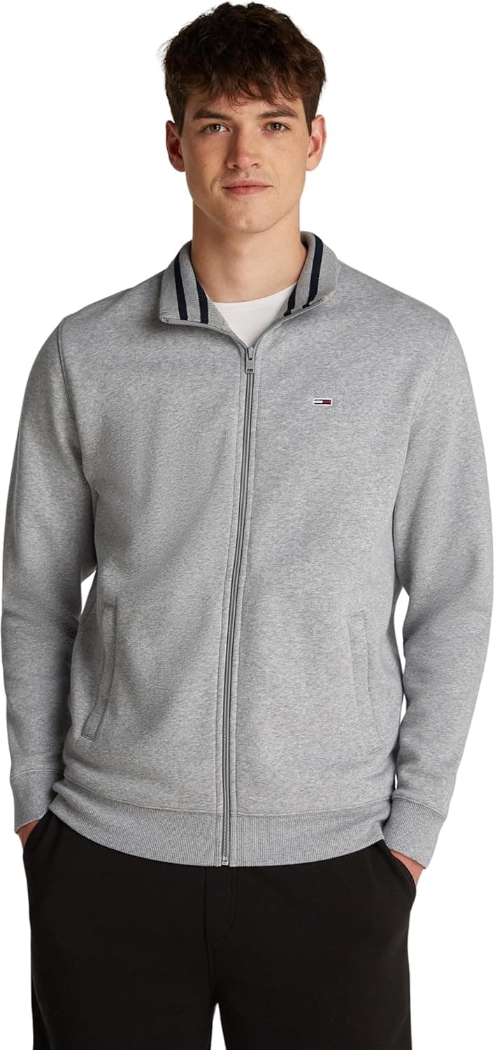 Tommy Jeans Casaco com fecho de correr homem Fleece Zip Thru Regular Fit