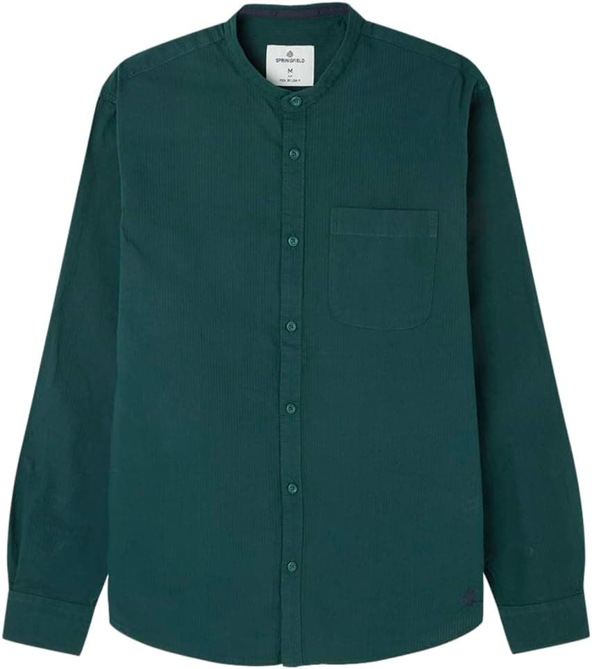 SPRINGFIELD Seersucker Mao | Camisa casual em algodão para homem