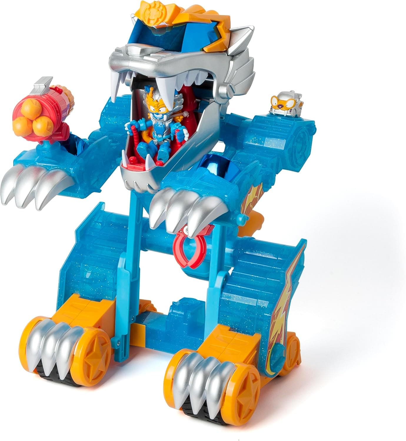 SuperTHINGS Wild Tigerbot Kazoom – Robot tigre transformável. O robot é transformado num veículo. Inclui 1 Wild Kid e 1 Wild SuperThing exclusivos