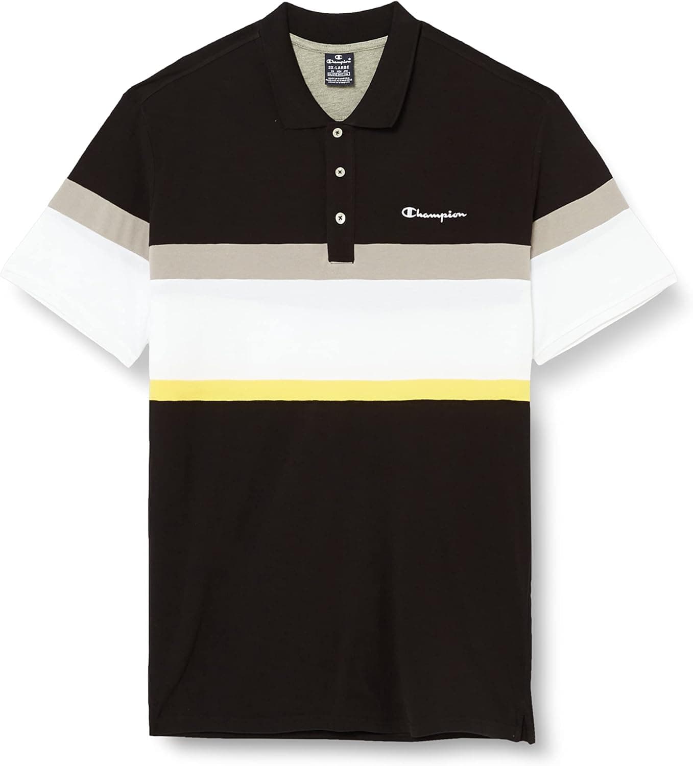 Champion Legacy Polo Gallery Light Cotton Piqué Color Block camisa para homem