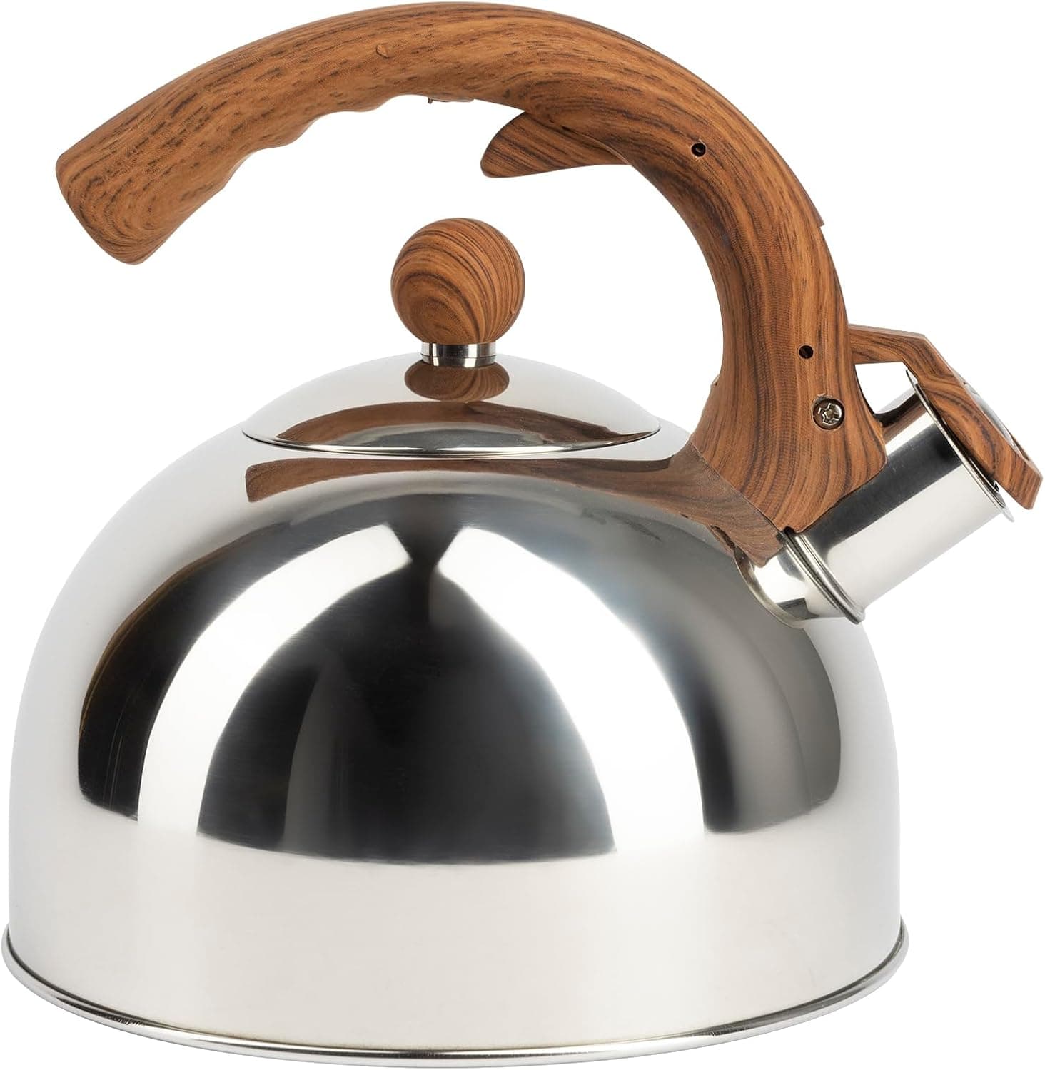 BERGNER -Lovers - Tapot de 2,3 litros - feito de aço inoxidável e cabos de madeira e madeira - perfeitos para café e chá - adequado para localização - fita para todos os tipos de ferros