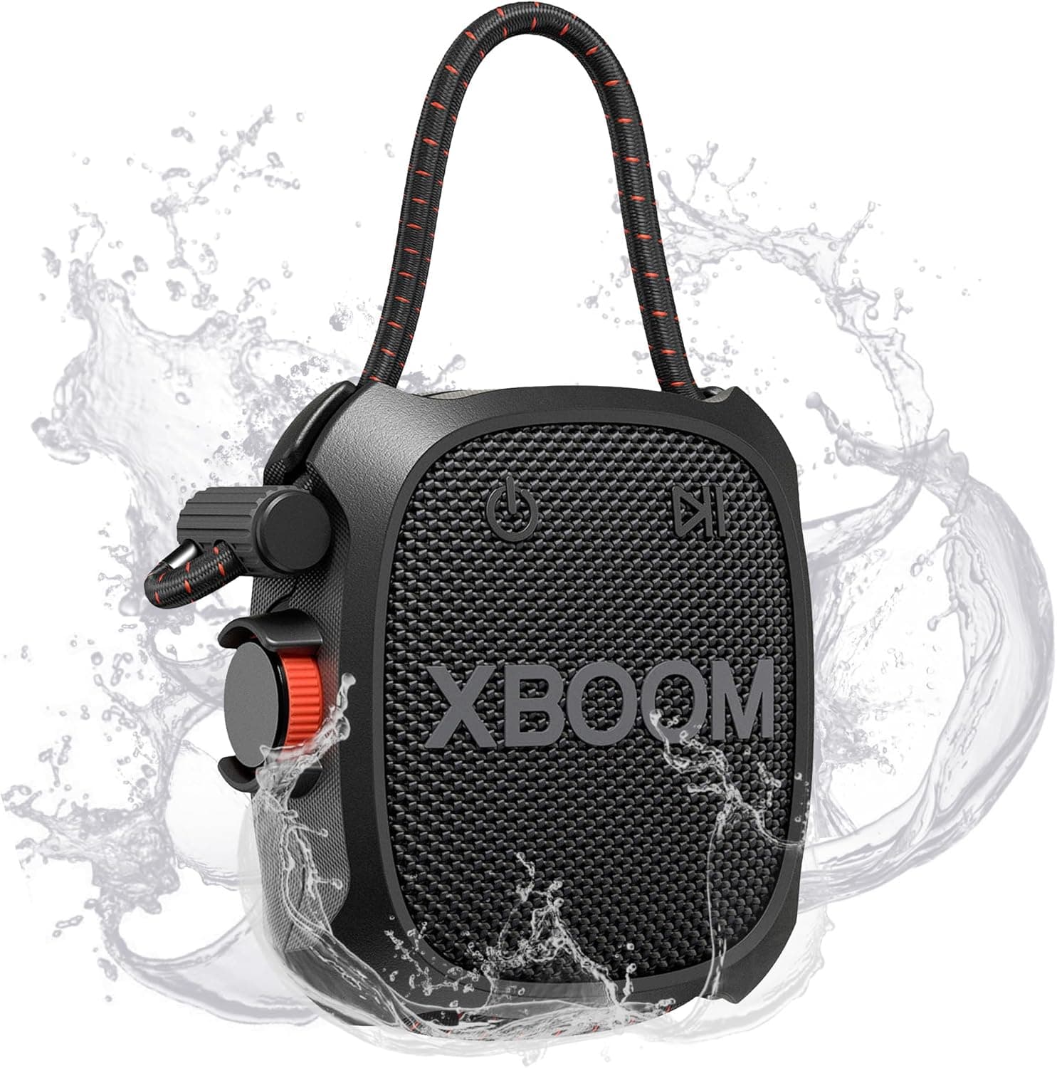LG XBOOM GO XG2TBK, Altifalante portátil, Bluetooth 5.3, resistência militar a choques, água e pó IP67, até 10 h de bateria, preta