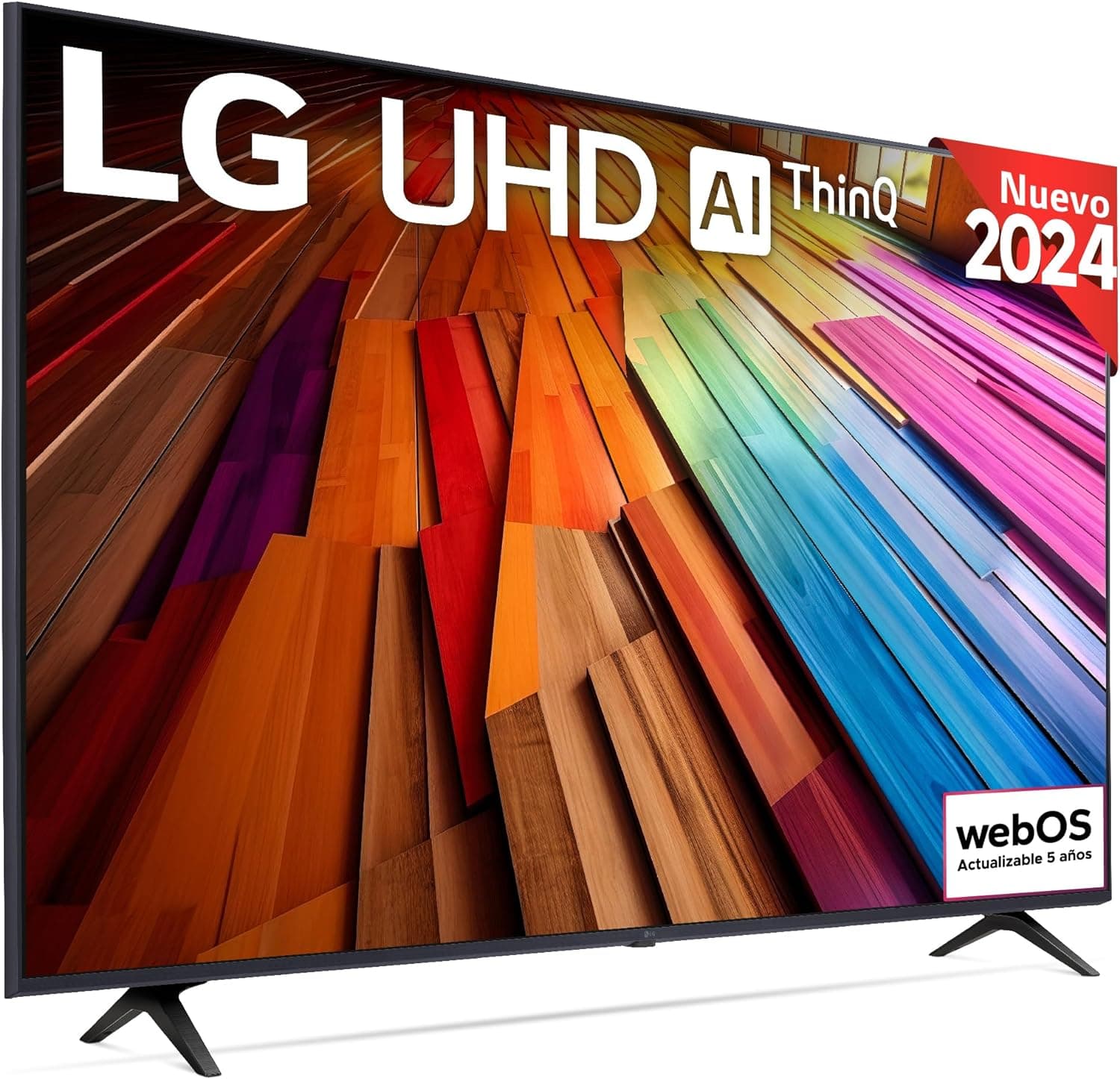 LG 55UT80006LA 55", UHD 4K, série UT80, Smart TV, WebOS24, Processador a5, HDR10, Dolby Digital Plus, SmartTV, 3840x2160, preto