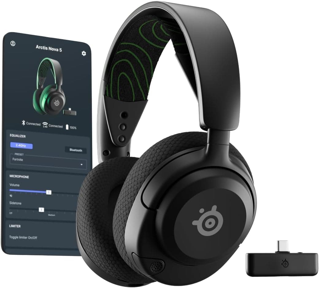 SteelSeries Auriculares com microfone Arctis Nova 5X preto