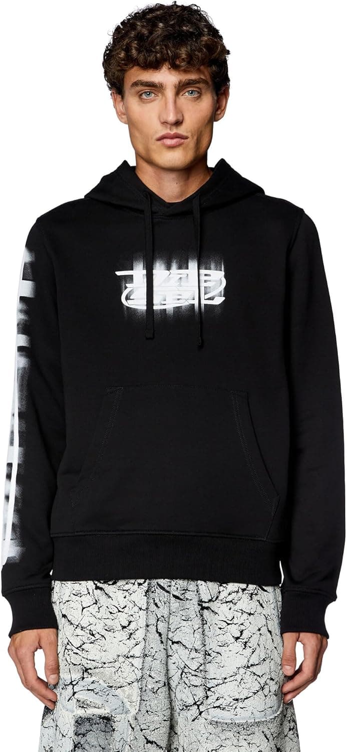 Diesel S-Ginn-Hood-n Felpa camisola para homem