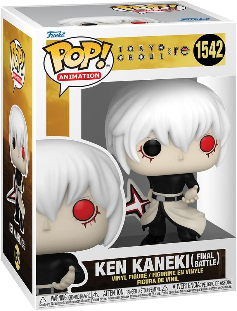 Funko Pop! Animation: Tokyo Ghoul: Re - Ken Kaneki - (Last Battle) - Figura de vinil colecionável - ideia de presente - Mercadoria Oficial