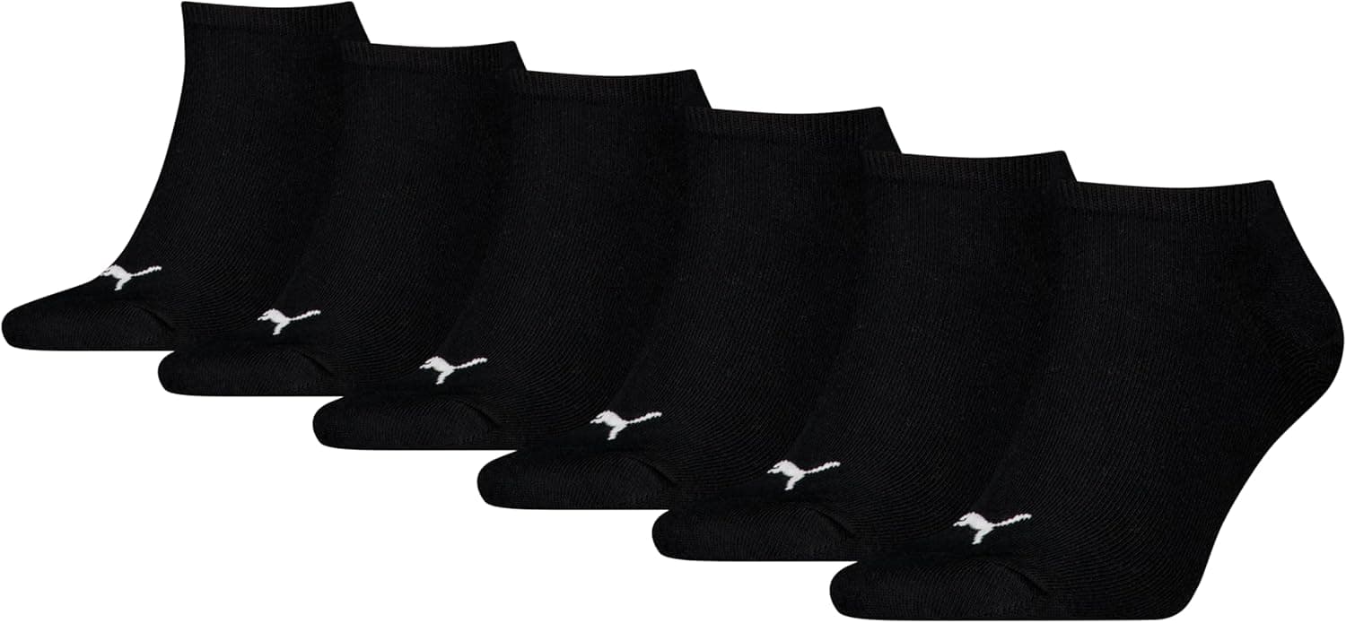 Puma Sportsocken Invisible 3P Meias para adulto unissexo, conjunto de 3 pares