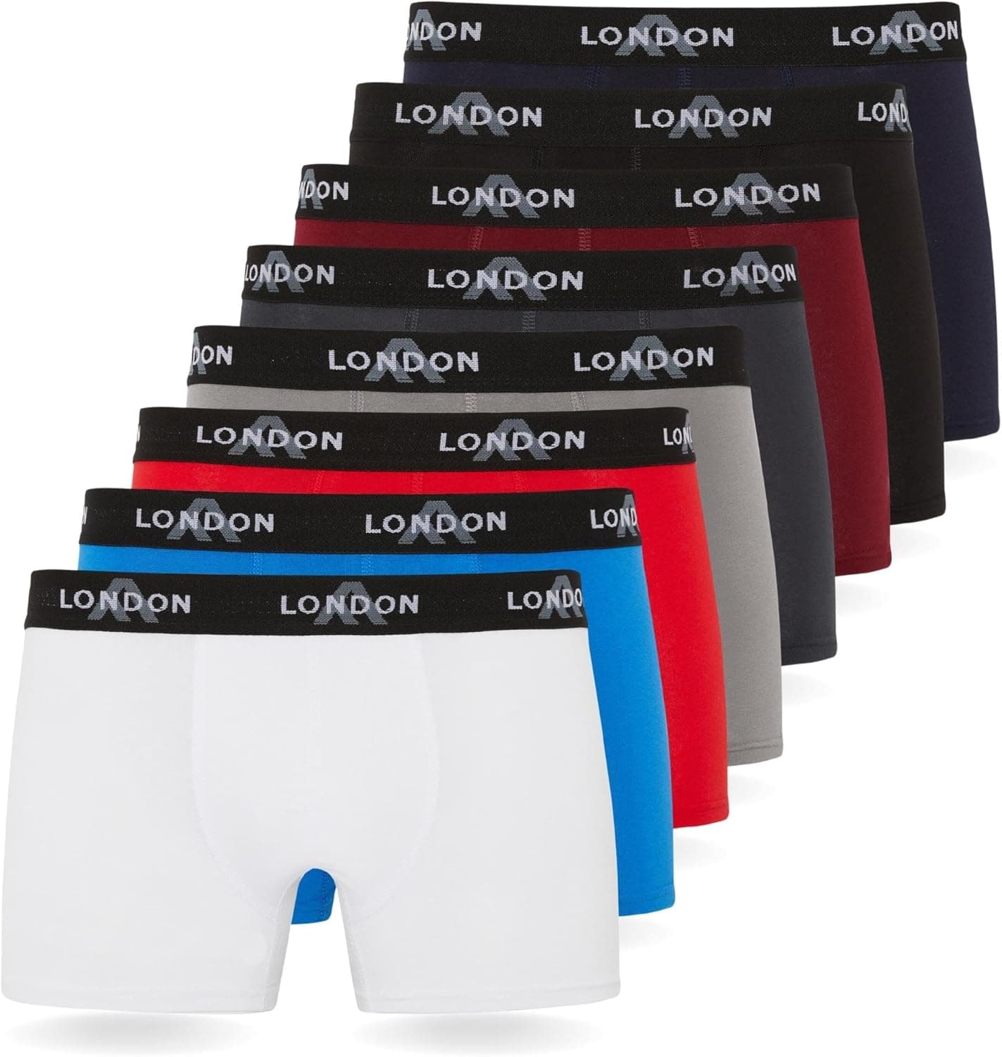 FM London - Bóxers para Homem, Pack 8