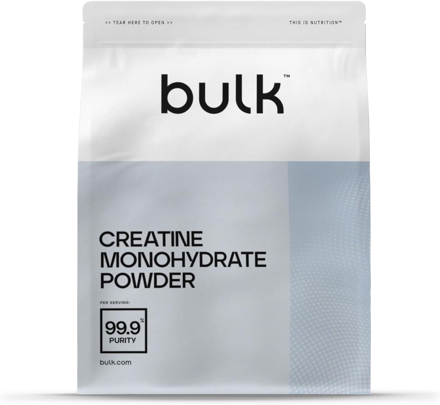 Bulk Creatina monohidrato em pó 500 g, 147 rações, creatina micronizada pura, sem sabor, vegano e halal, ideal para fitness, treino e ginásio, fácil de dissolver