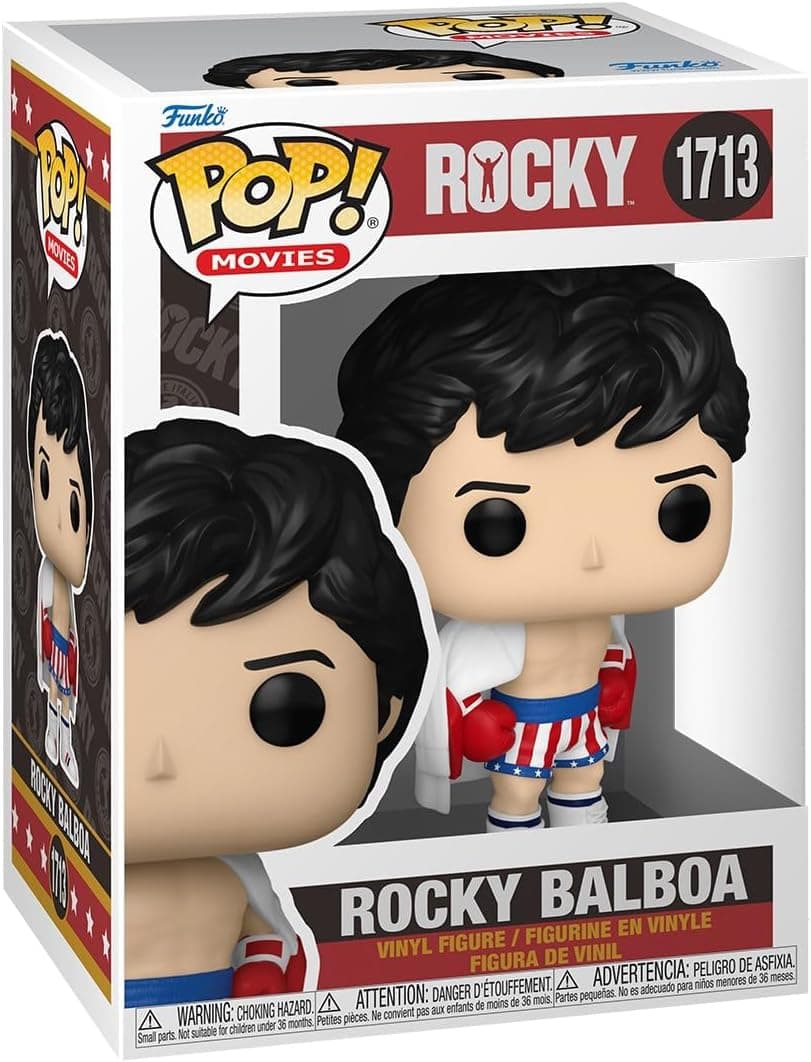 Funko Pop! Filmes: Rocky Balboa – Rocky Balboa - (Rocky Balboa IV) - Rocky Franchise - Figura de vinil colecionável - ideia de presente - Mercadoria oficial - brinquedos para crianças e adultos
