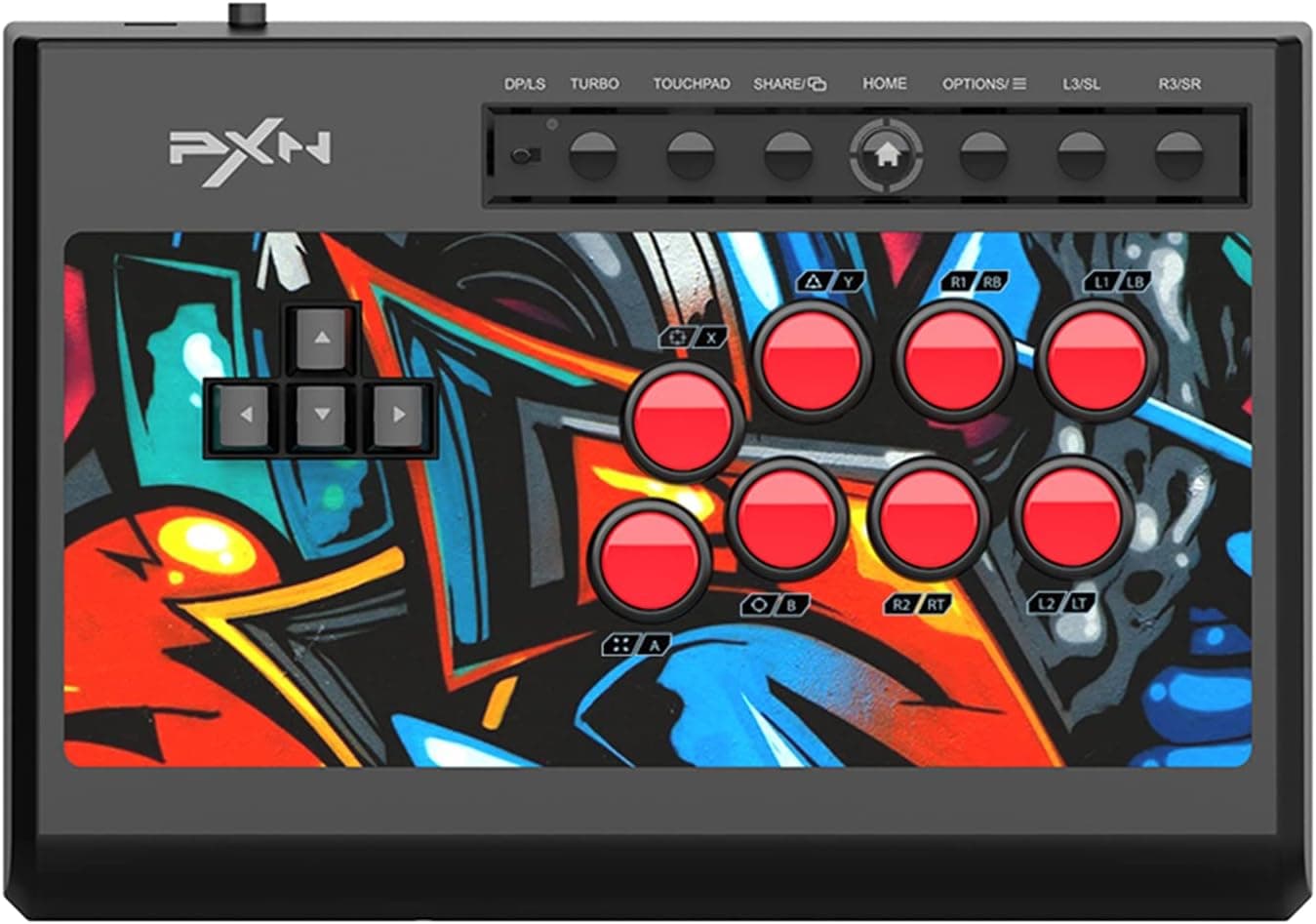 PXN PC Arcade Stick X8 USB Arcade Stick Fights Joystick Game Field para Windows PC, PS3 / PS4, Switch, Android