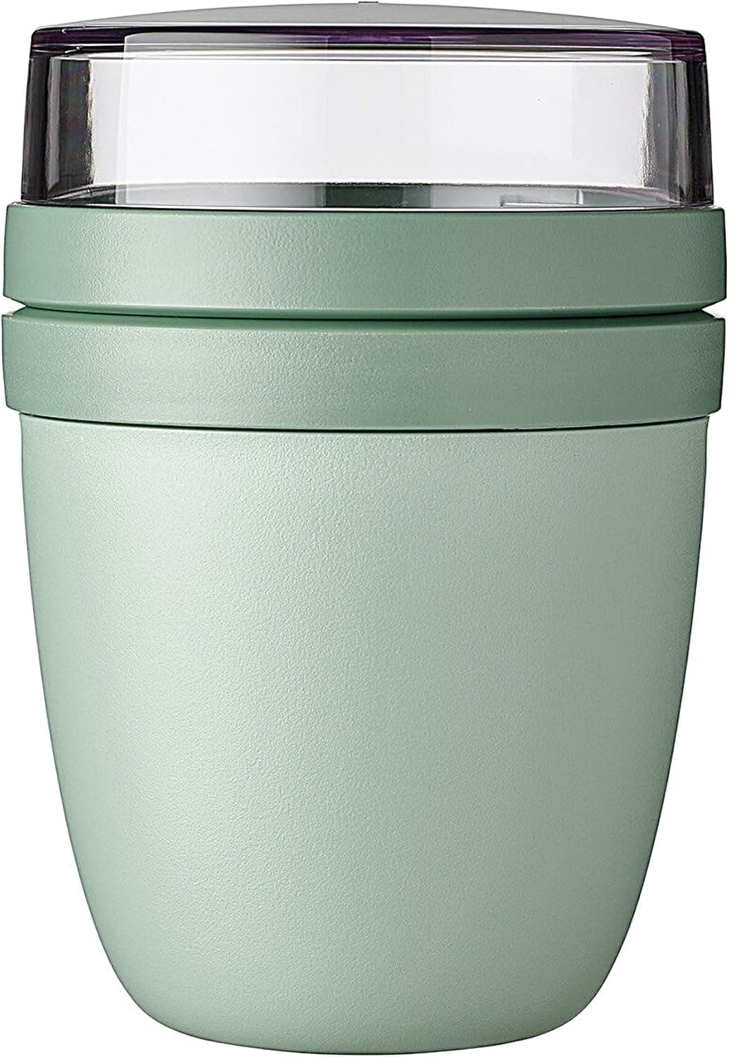 Mepal - Lancheira Ellipse - copo prático para iogurte e muesli, compartimentos separados para porta-alimentos - adequado para congelador, micro-ondas e máquina de lavar louça, 500 ml 200 ml - Nordic