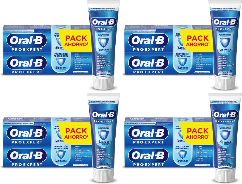 Oral-B Pro-Expert Proteção profissional pasta dentífrica, pack poupança 2 x 75 ml, 75 ml