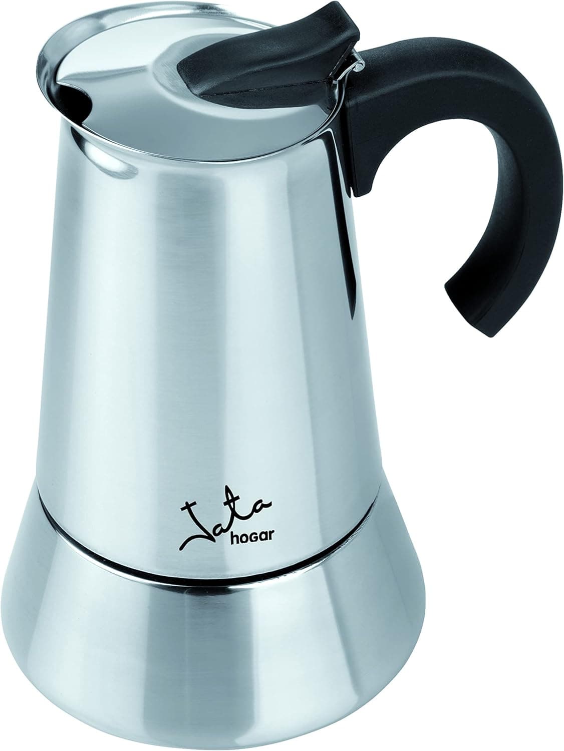 Jata CAX110 | Cafeteira italiana de indução em inox para 10 chávenas