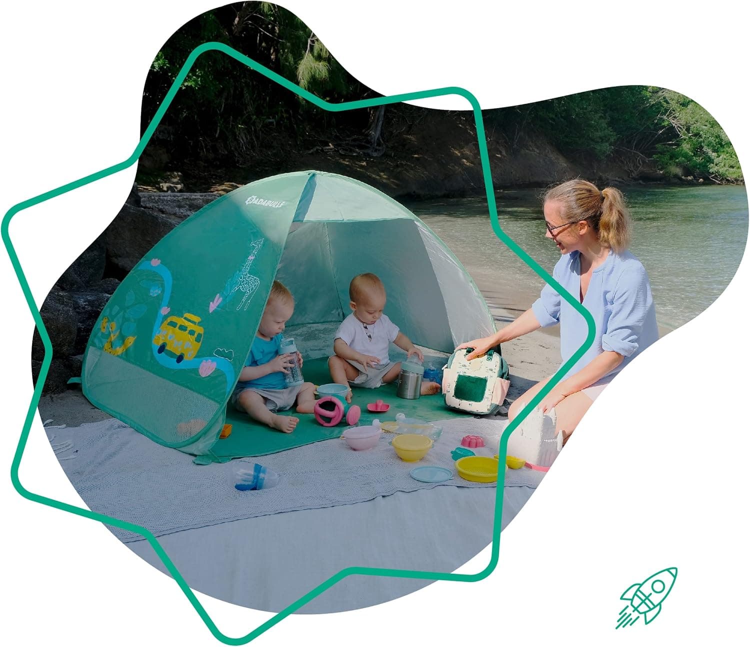 Badabulle Tenda anti-UV para bebé