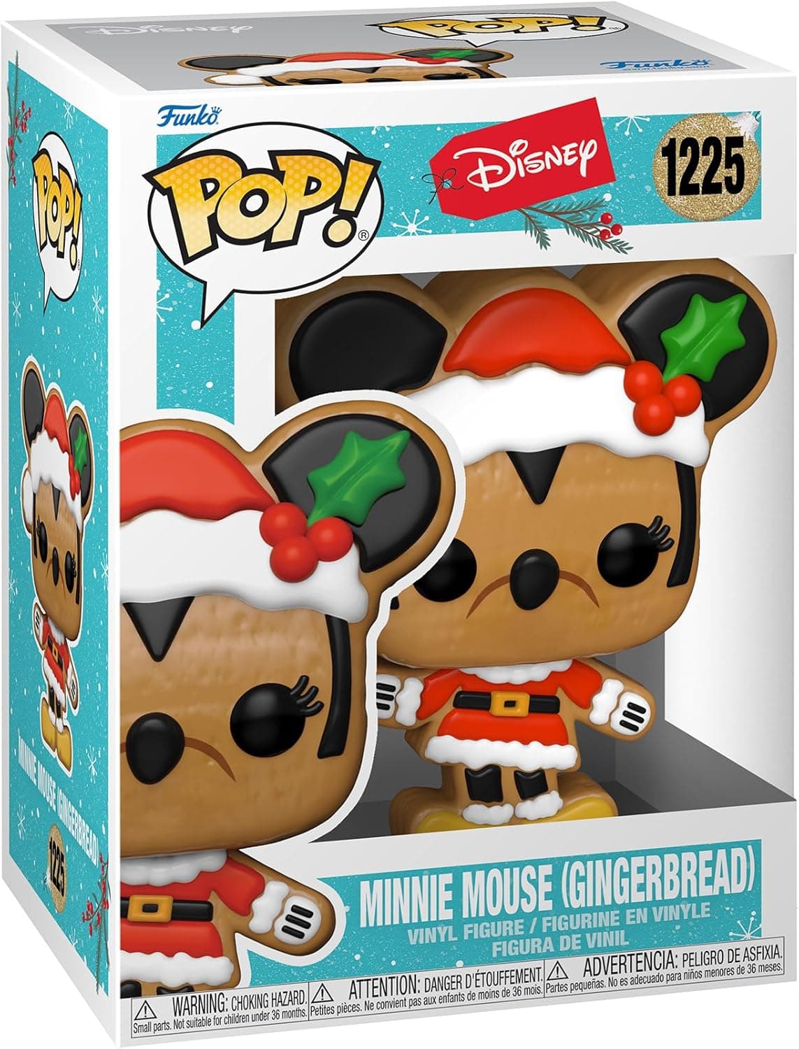 Funko Pop! Disney: Holiday - Minnie Mouse - Bolacha de gengibre - figura de vinil colecionável - ideia de presente - Mercadoria oficial