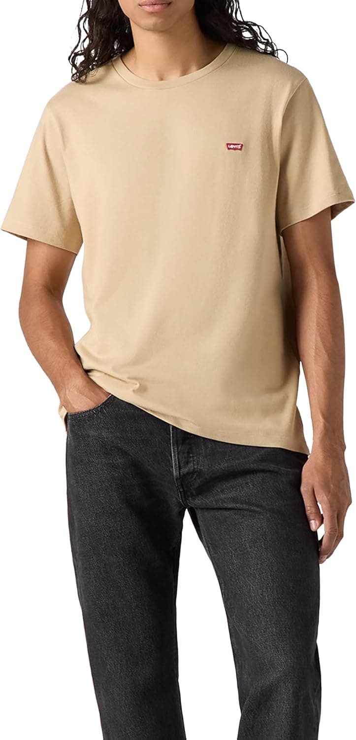 Levi's SS Original Housemark tee T-shirt para homem, bege
