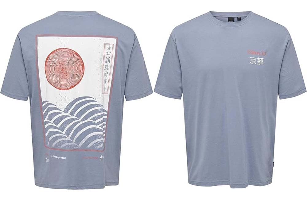 Only & Sons Onskeane RLX SS Print t-shirt para homem