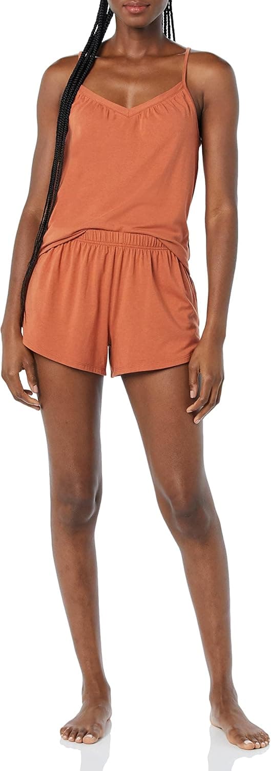 Amazon Essentials Conjunto de pijama de verão para mulher
