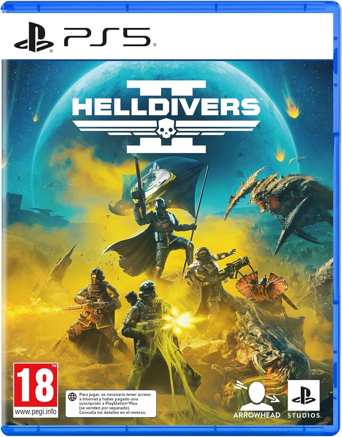 Playstation 5 Helldivers II | Jogo de ação para consola PS5